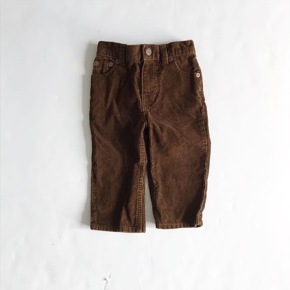 Polo Ralph Lauren brown corduroy pants 12m Preppy Neutral